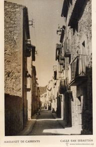 Postkarten: massanet de cabrenys. calle san sebastian